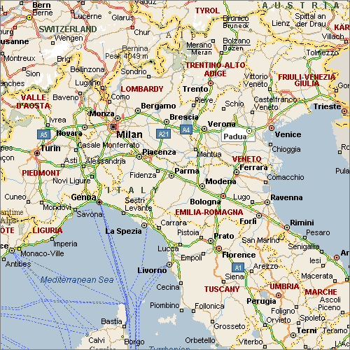 italie Vicenza plan