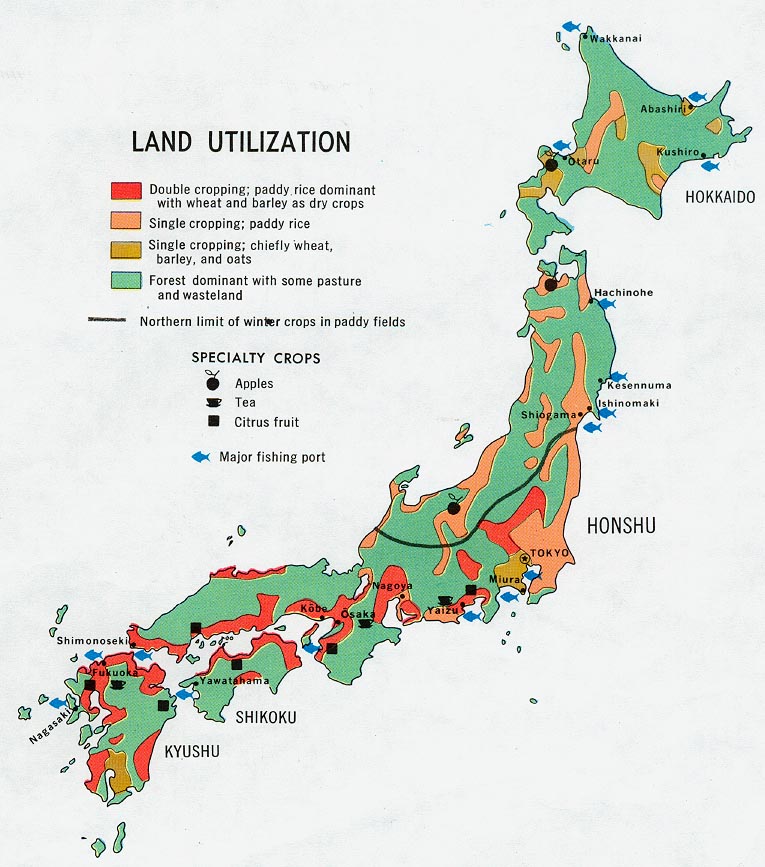 japon land carte