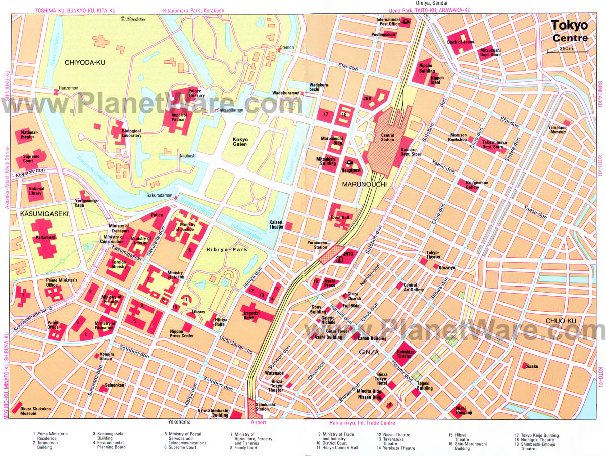 tokyo centre plan