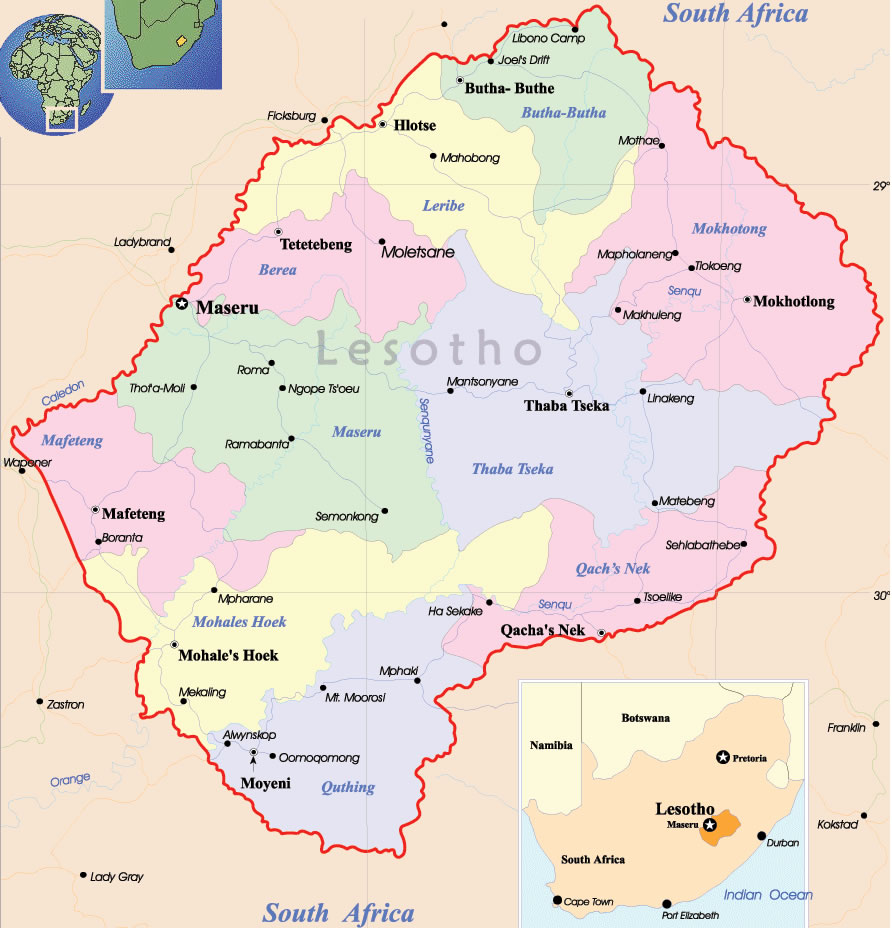 morija politique plan lesotho