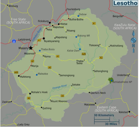 morija villes plan lesotho