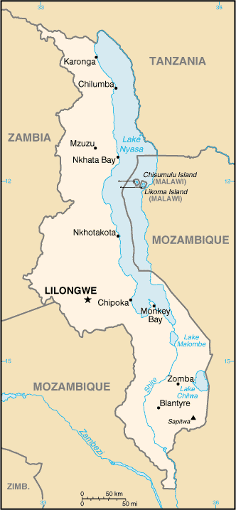 malawi carte