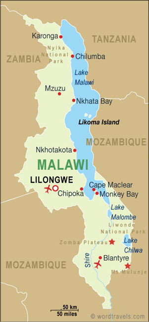 malawi cartes