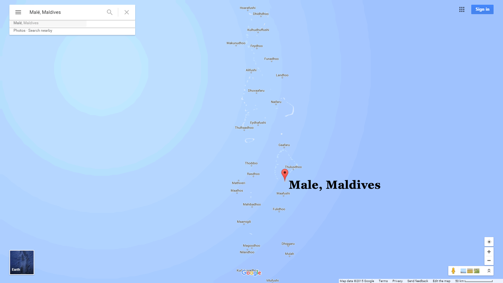 male maldives plan