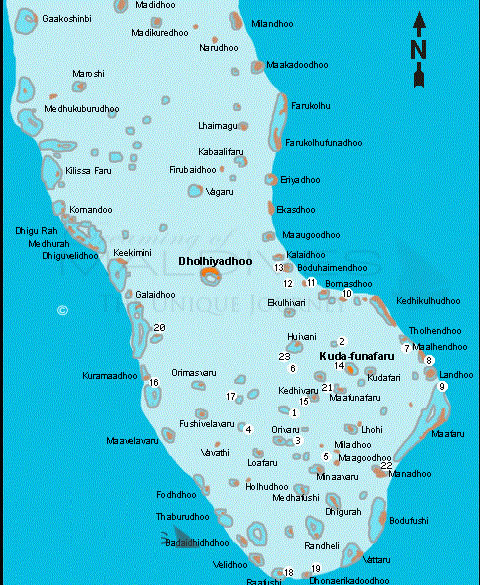 noonu atoll iles plan