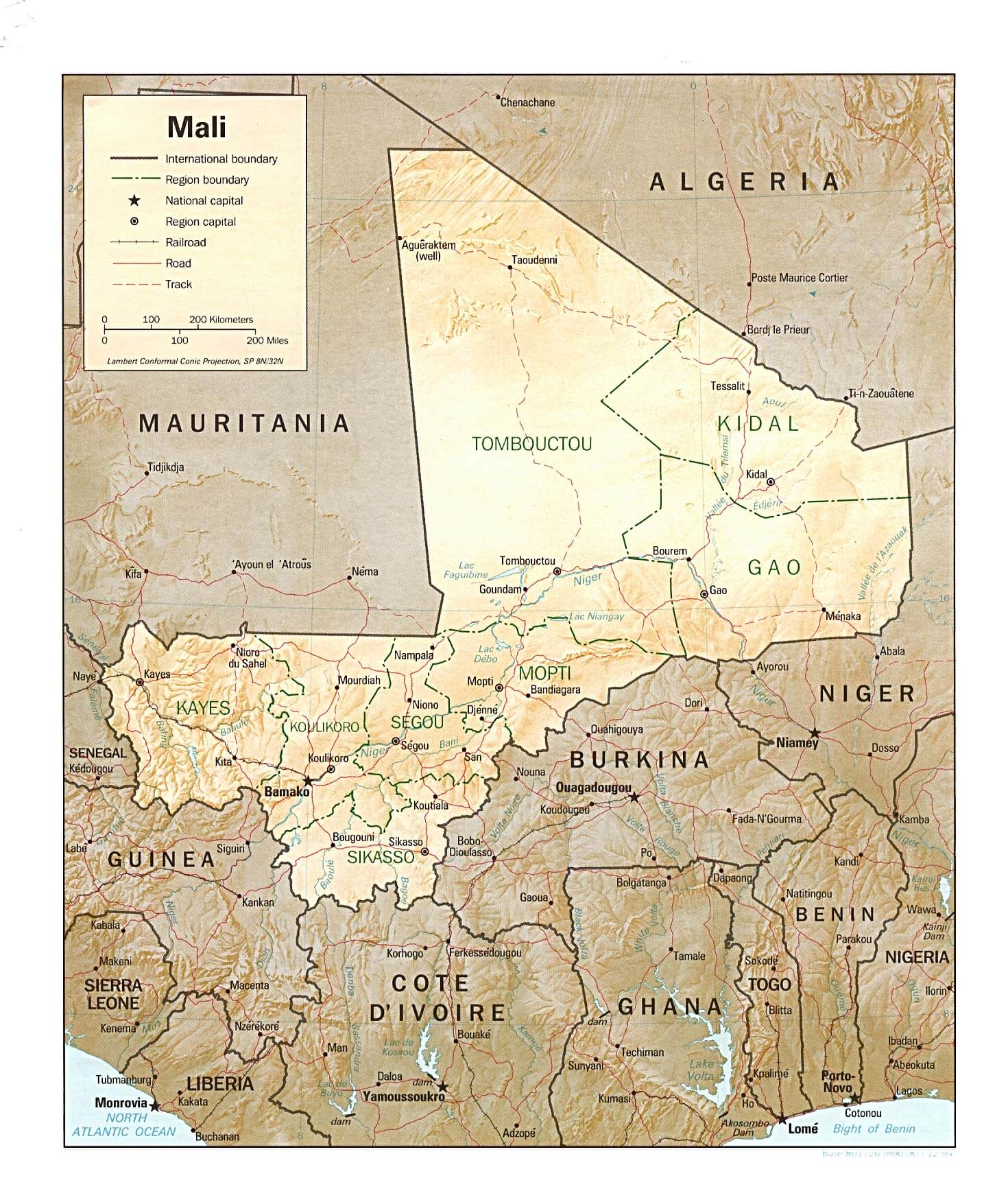 Mali carte