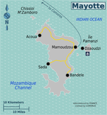 Mayotte cartes