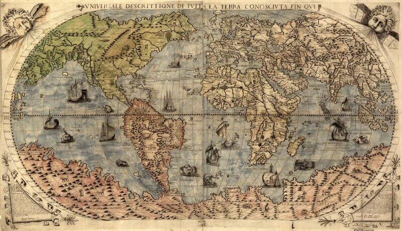 Ancienne Carte du Monde