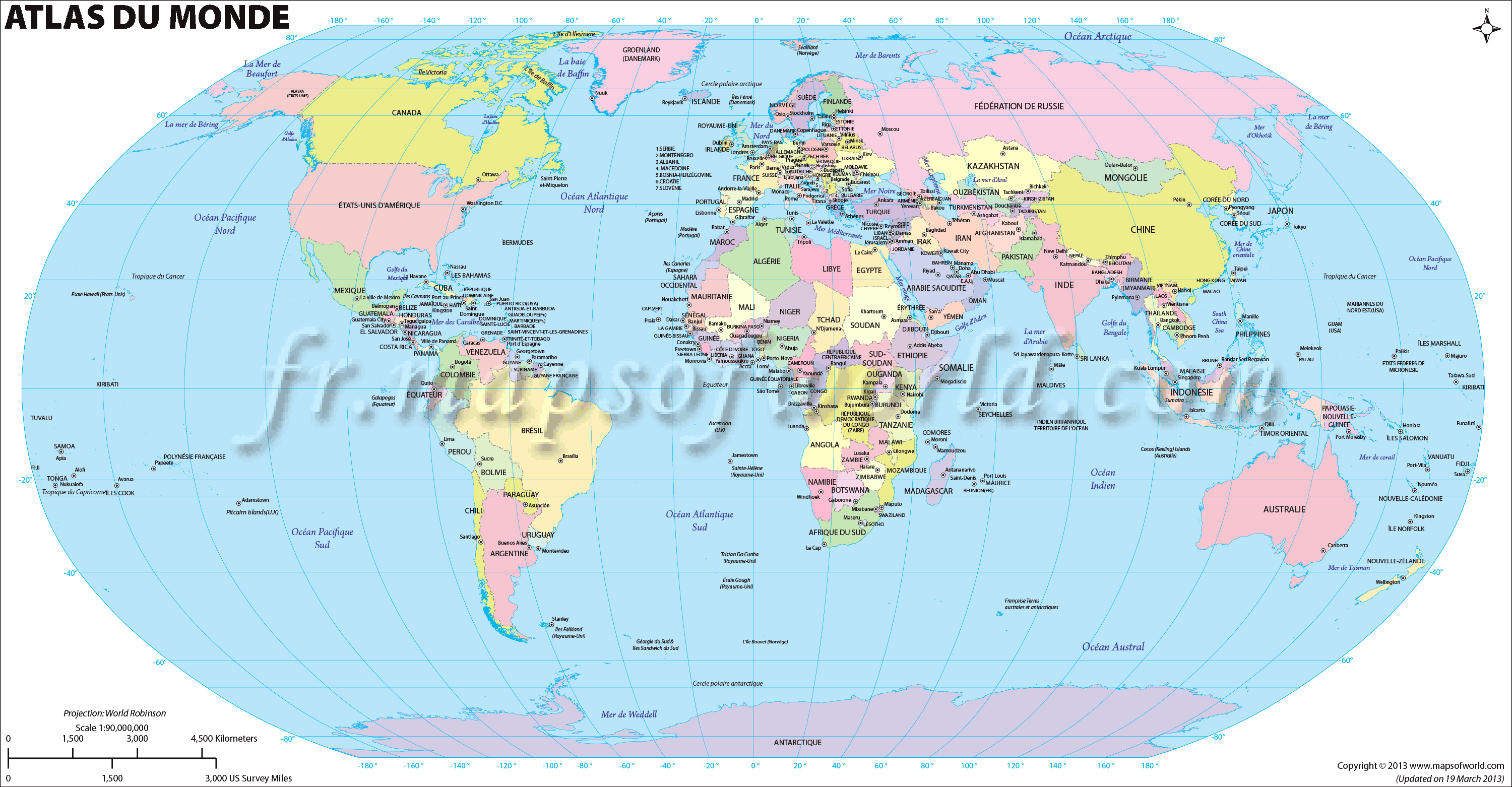 Carte Du Monde