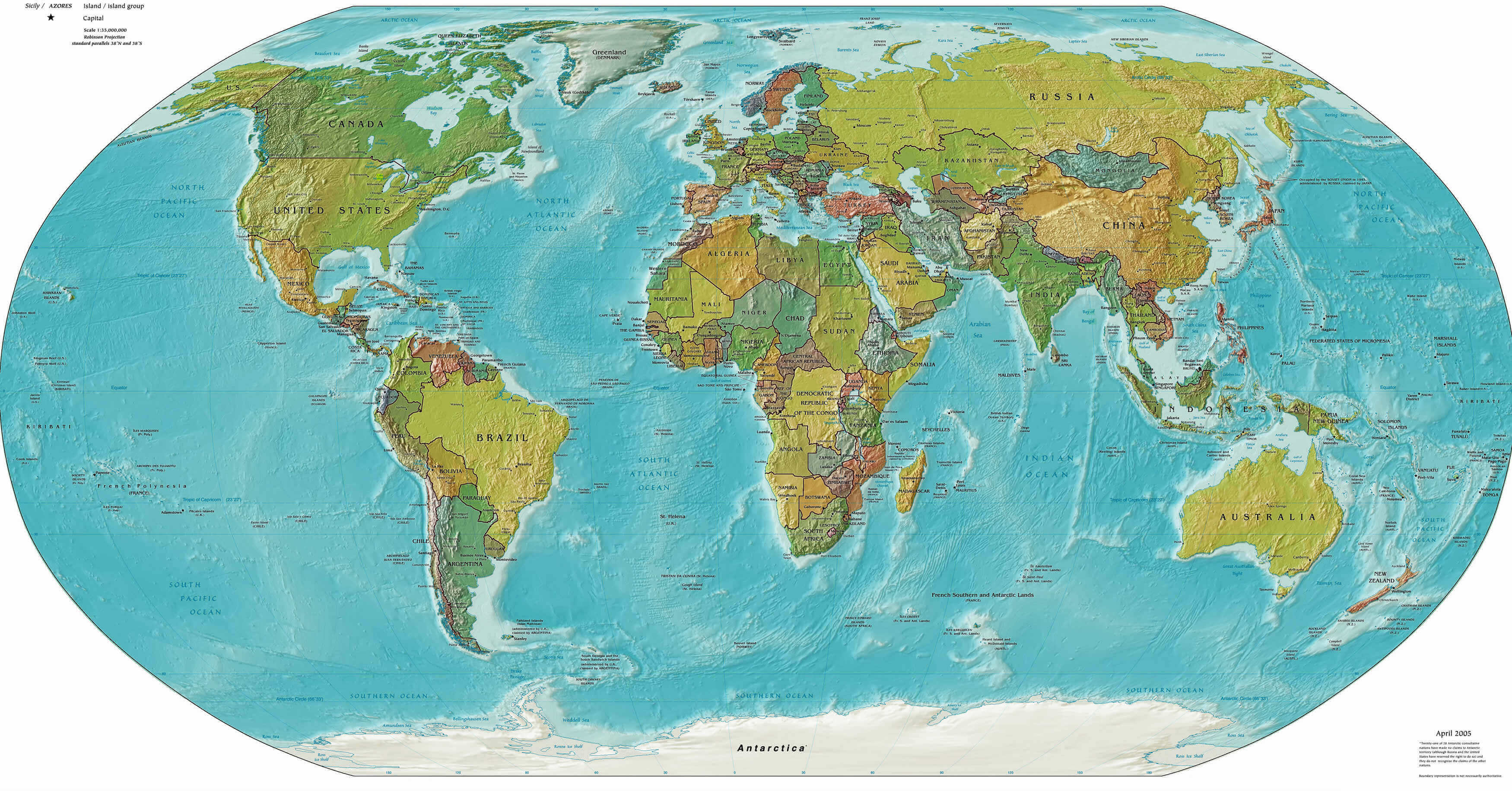 Monde Carte Atlas