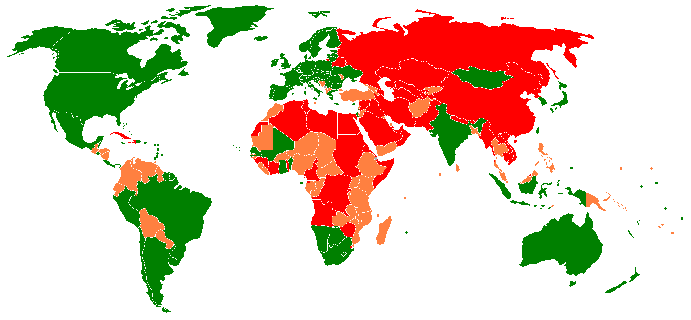 Monde Freedom Carte 2005