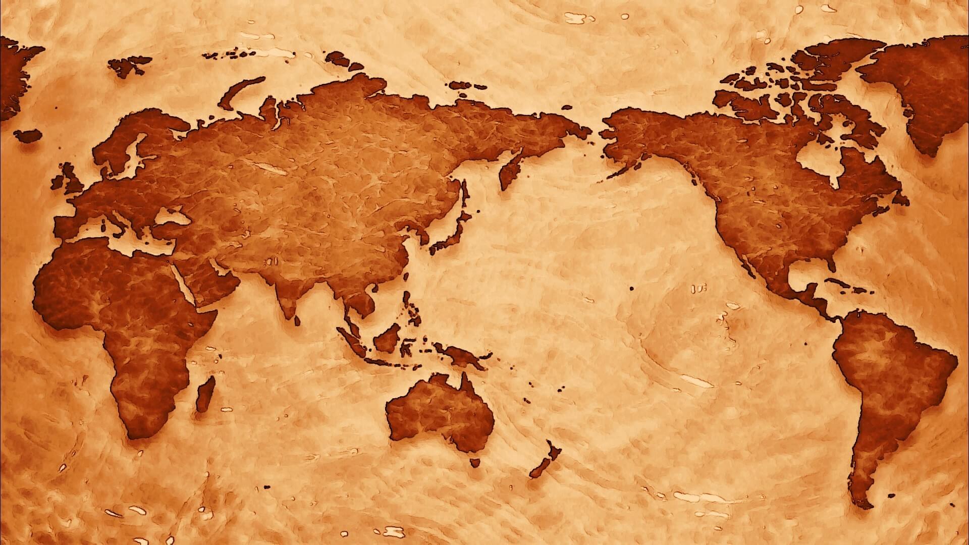 Fond ecran carte du Monde avec haute resolution