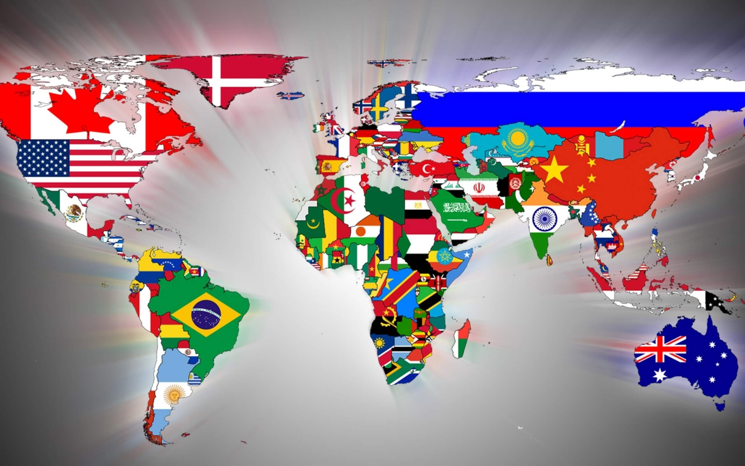 Fond ecran carte du Monde gratuit haute resolution