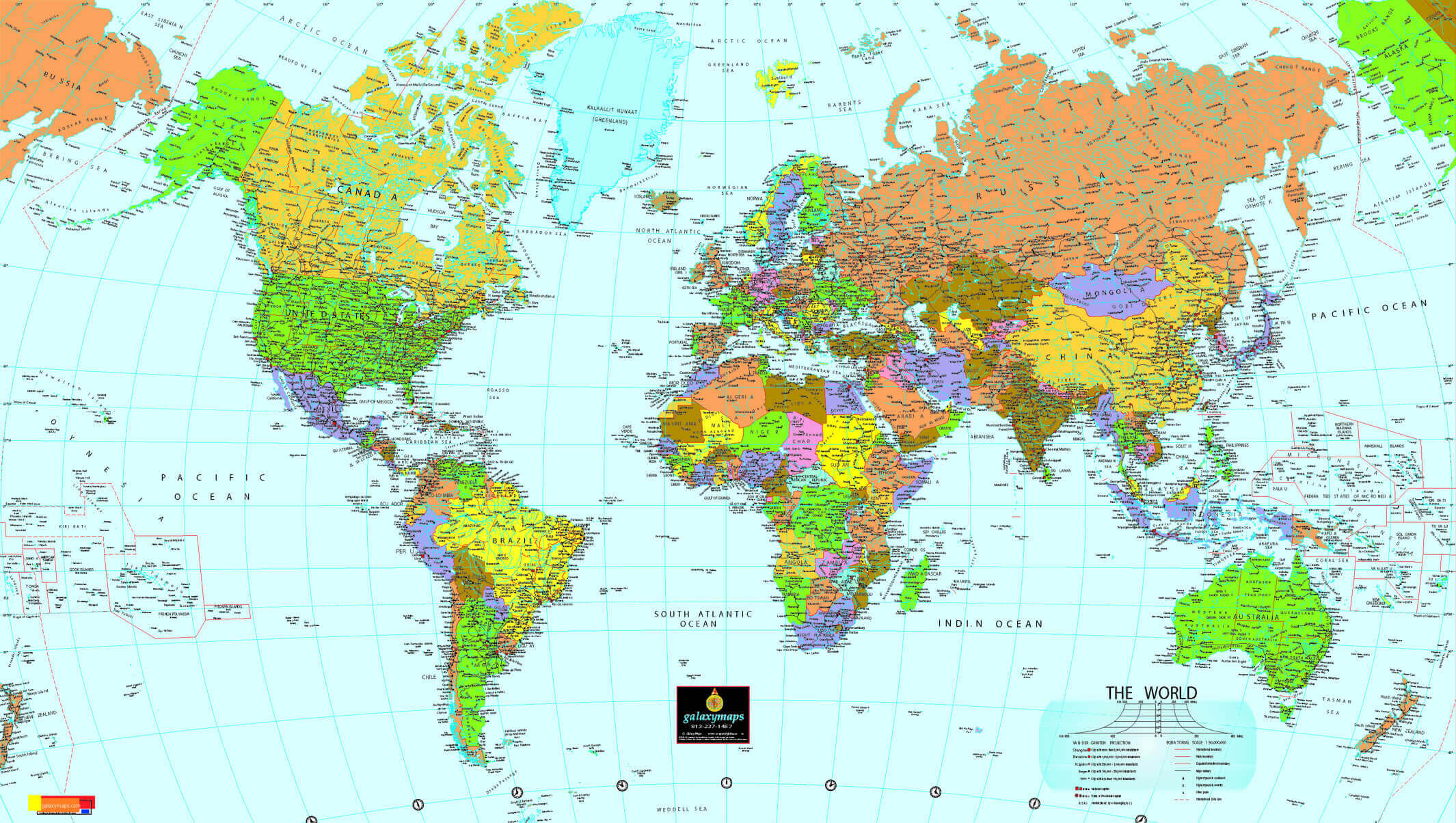 Monde Politique Carte Le Pays Ville