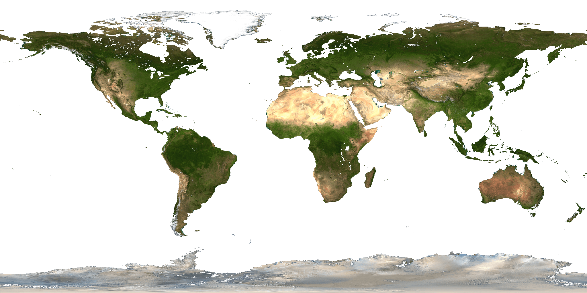 Carte topo des Terres du Monde