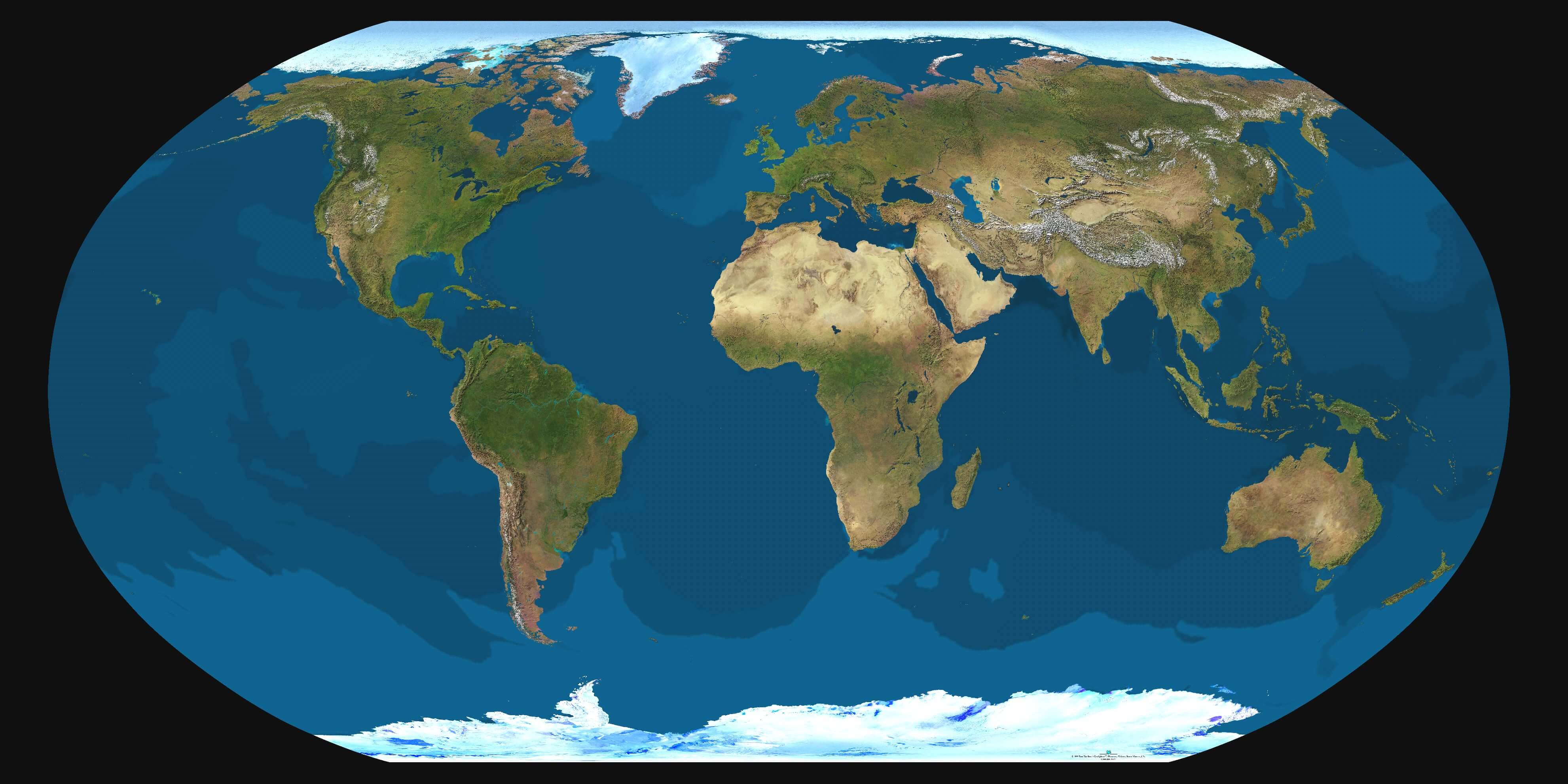 Crande Carte de la Terre