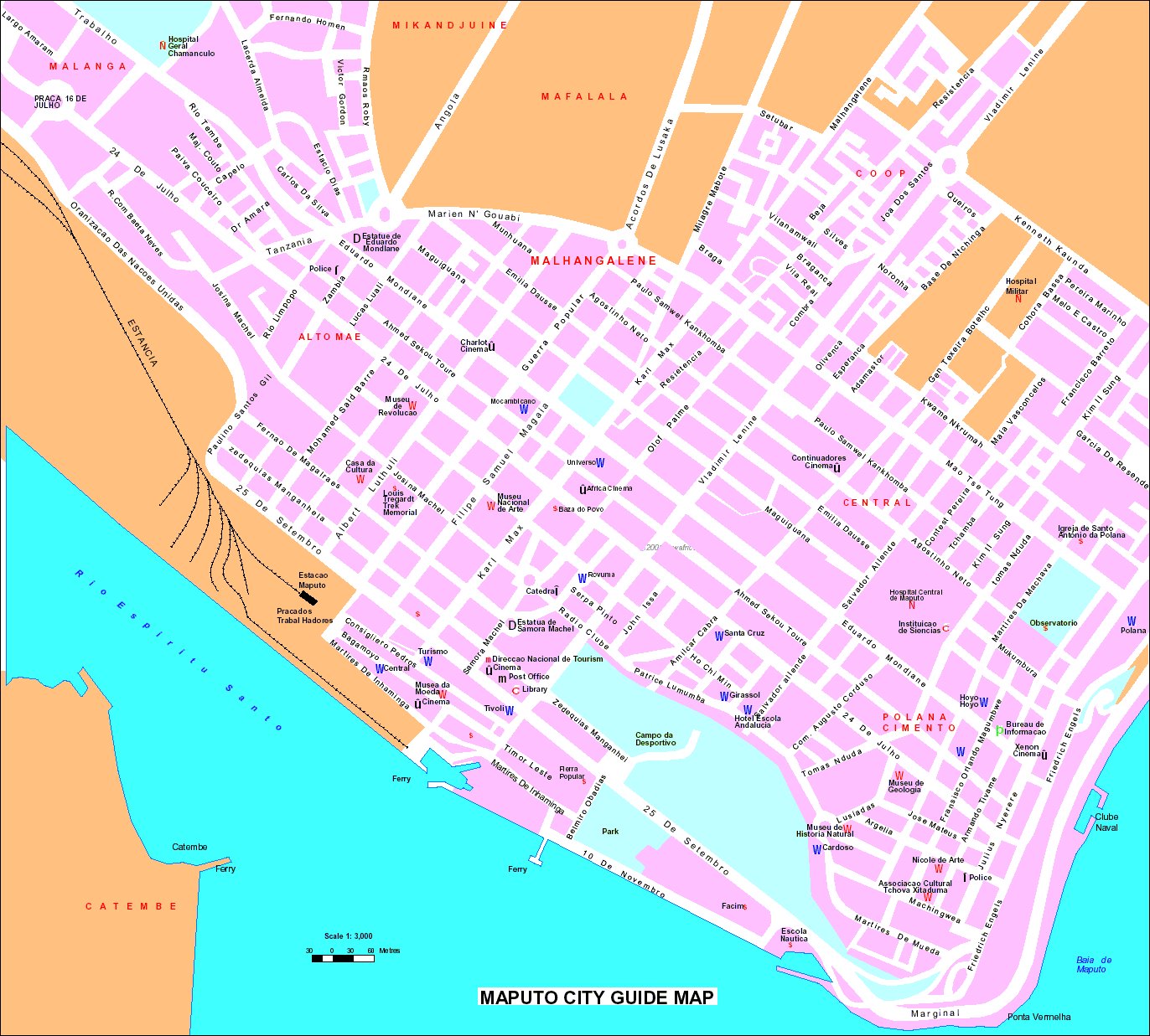 Maputo ville plan