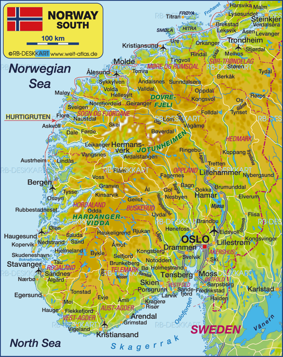 plan de norvege Hamar