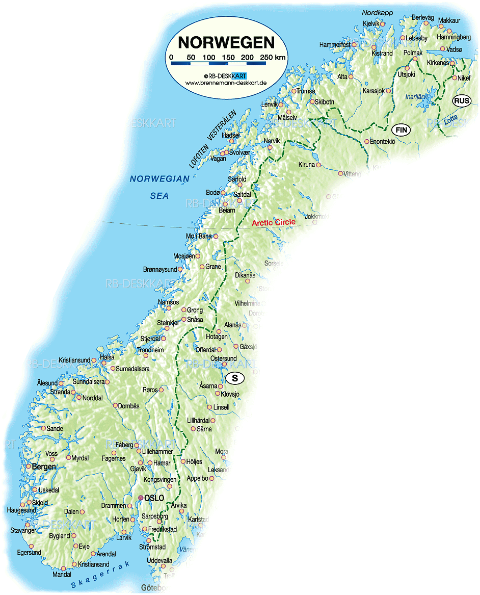 norvege plan de Narvik