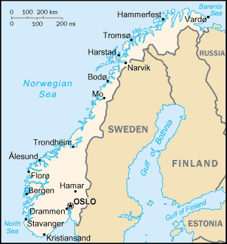 Steinkjer norvege plan