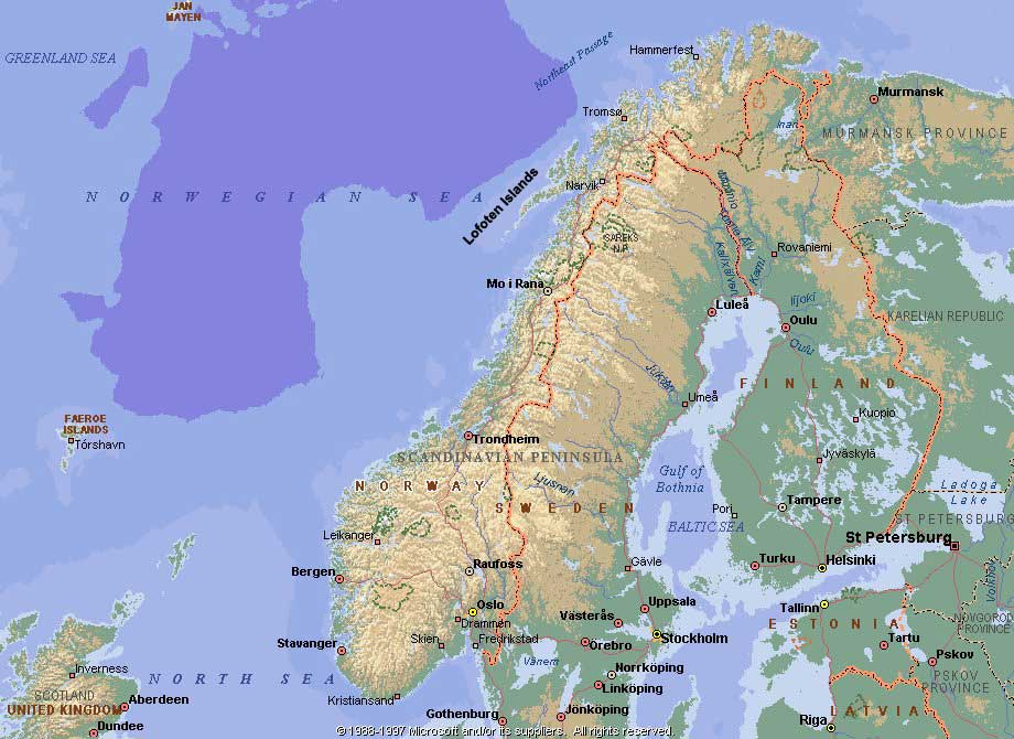 physique plan de Tromso