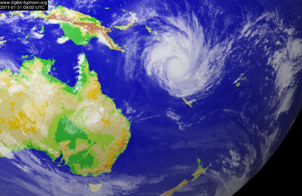 oceanie carte cyclone