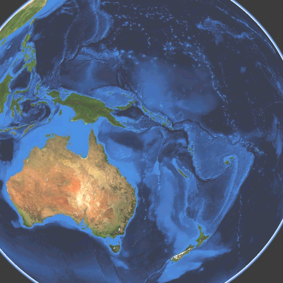 oceanie satellite image