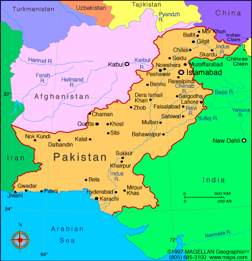 pakistan carte