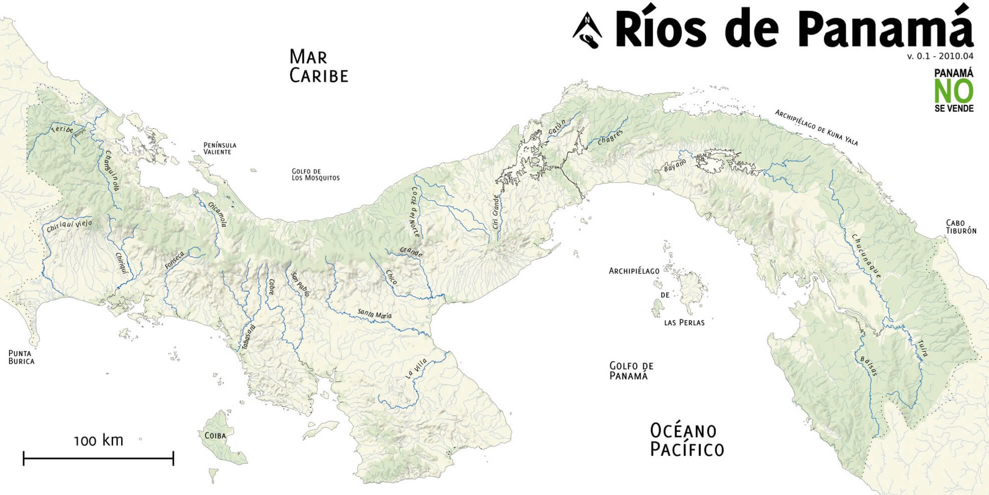 Rivers Carte de Panama 2010