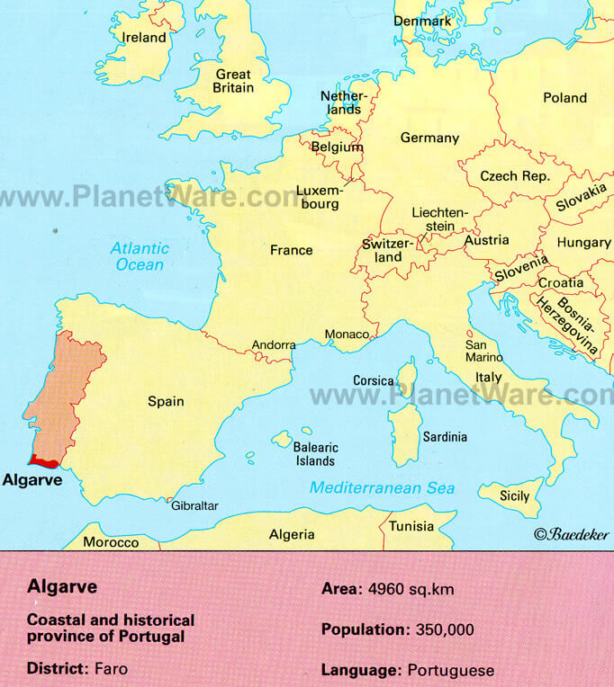 portugal carte europe