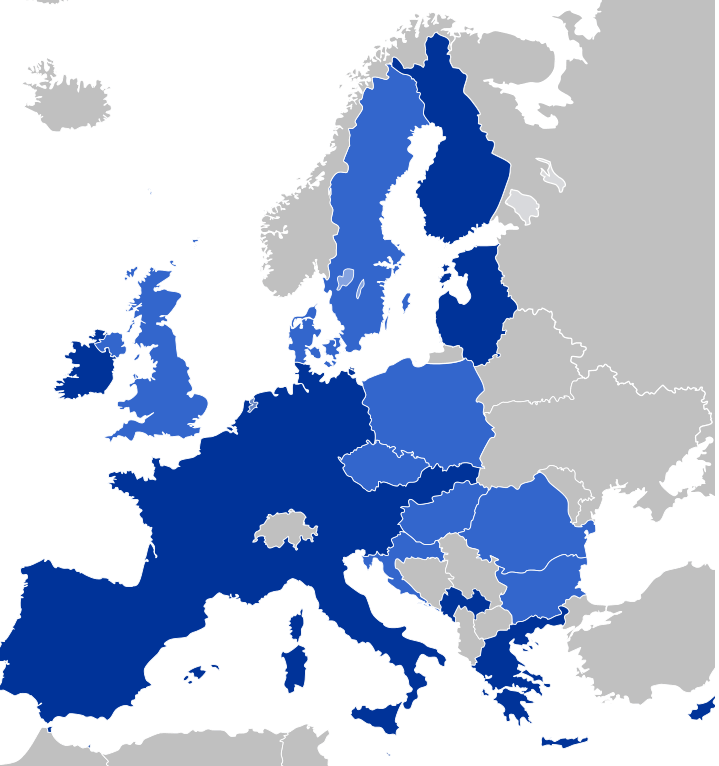 Portugal EU Membres Carte