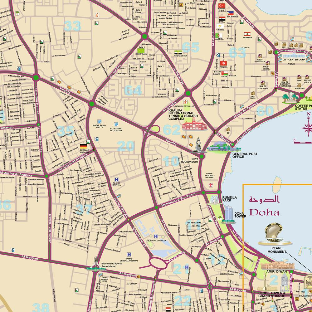 Doha street plan