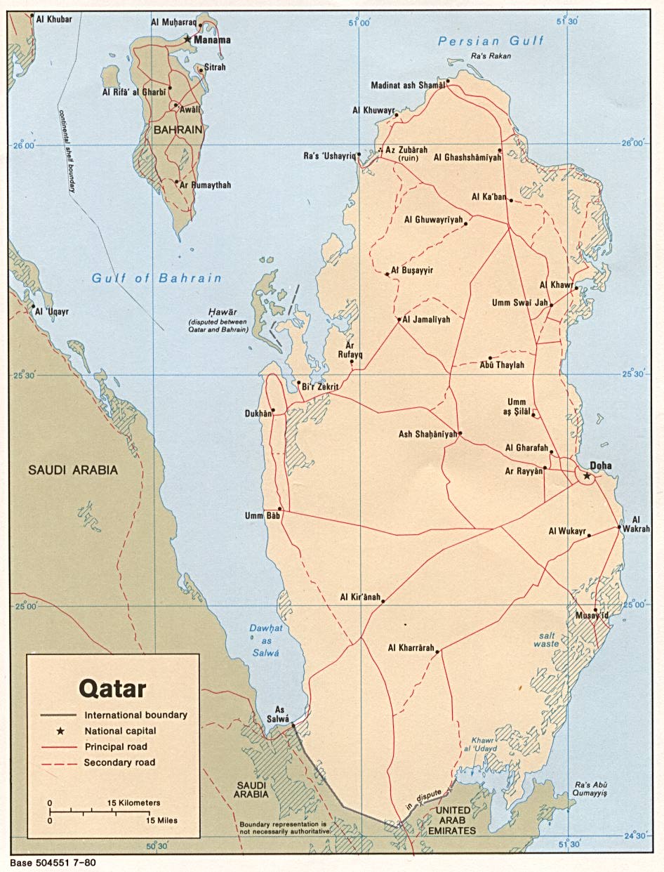 qatar villes carte