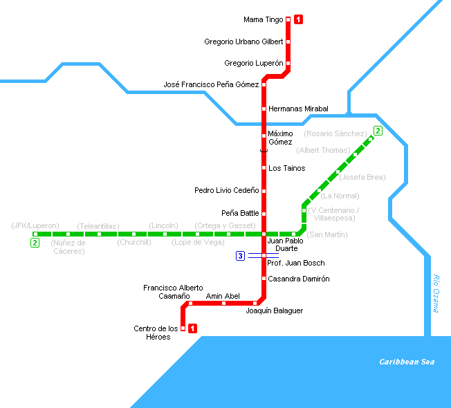 santo domingo metro plan