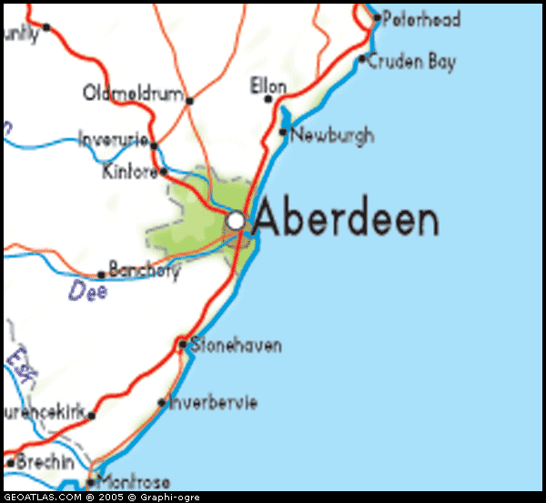regions plan de Aberdeen
