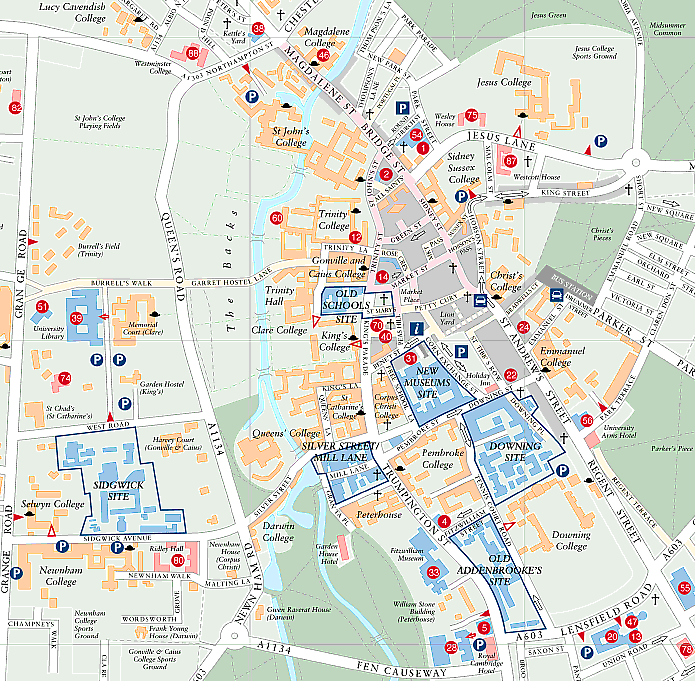 vile centre du Cambridge