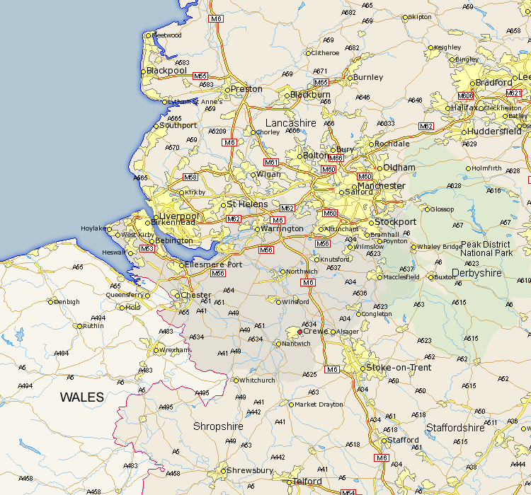 Crewe zone plan