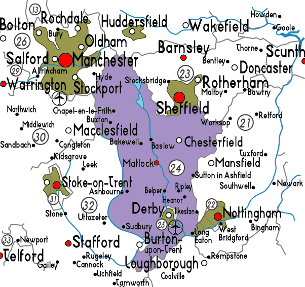 provinces plan de Derby