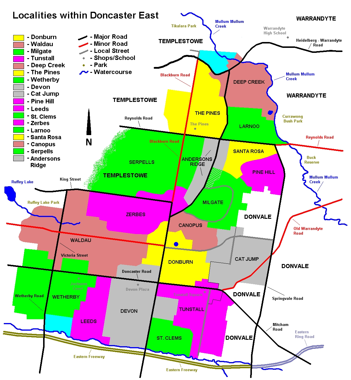 carte Doncaster