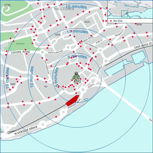 Dundee itineraire plan