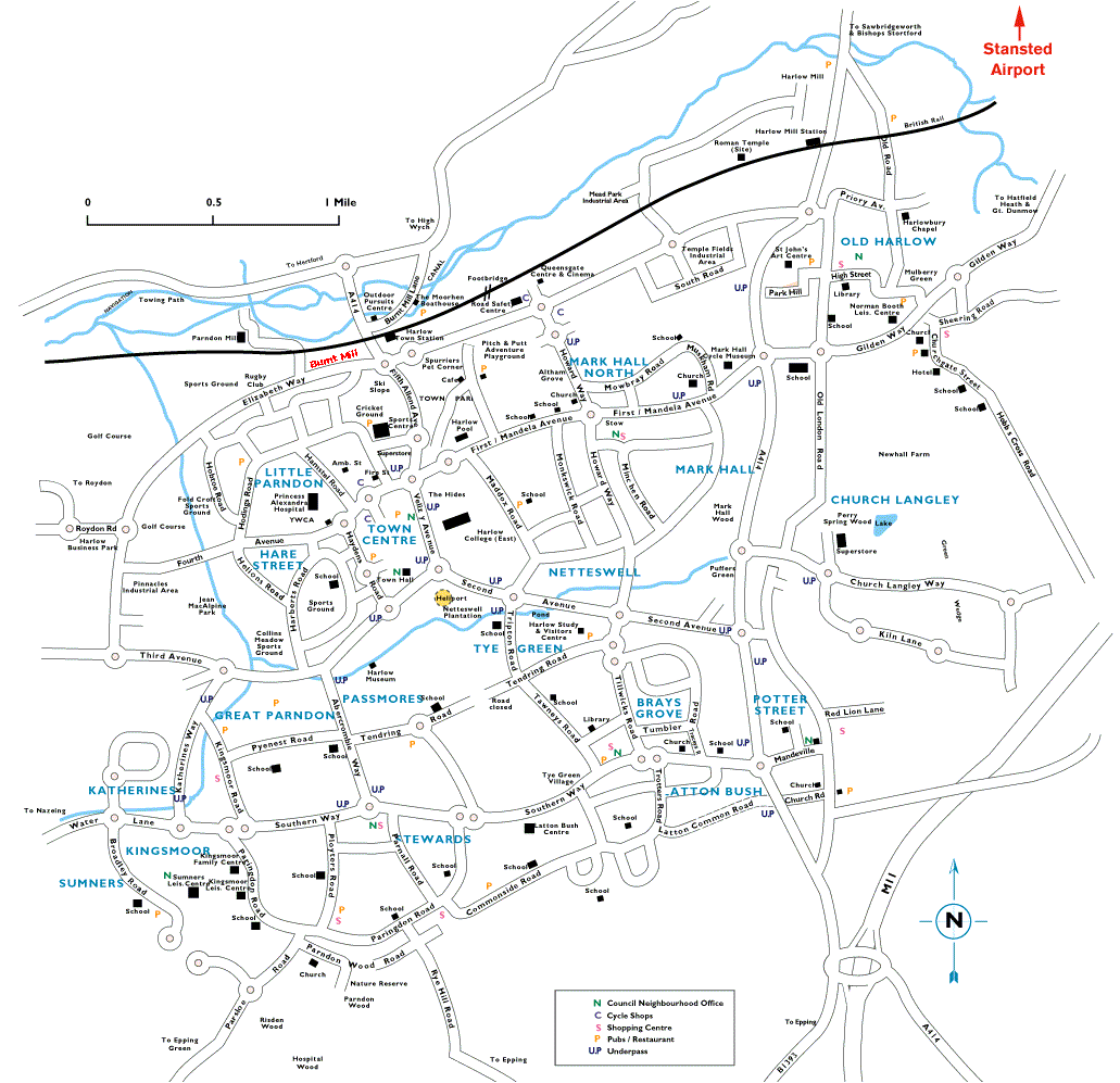 Harlow ville plan