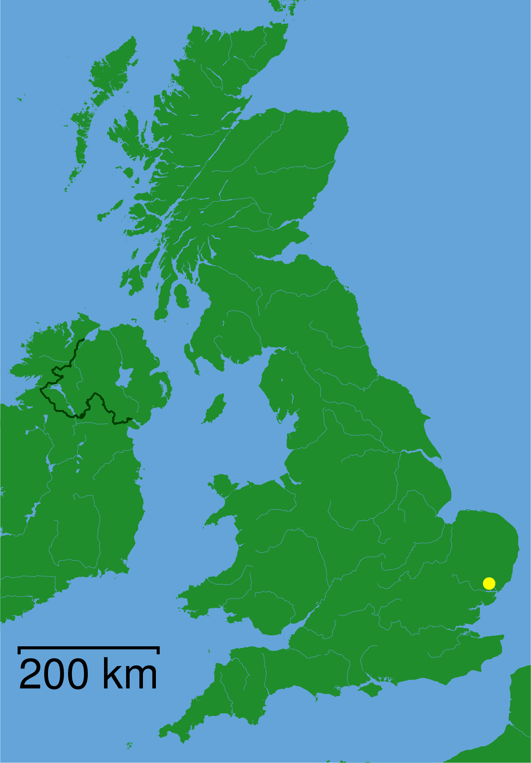 Ipswich location plan uk