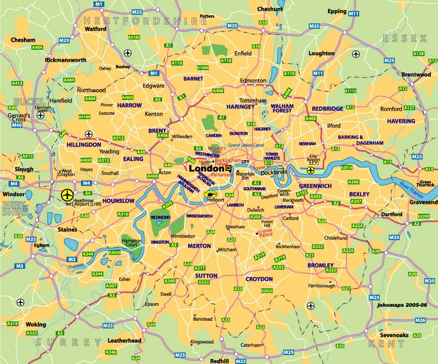 london ville plan