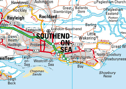 route plan de sudend on mer