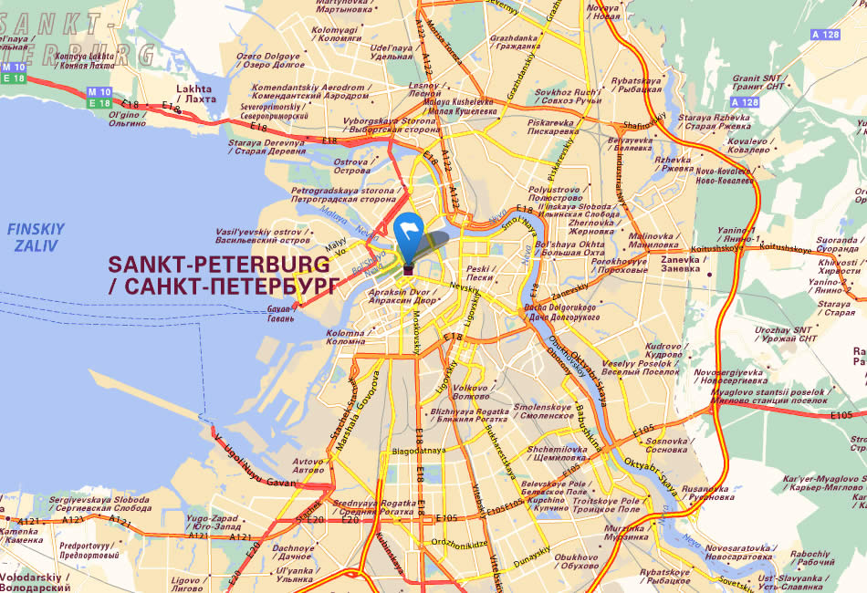 st petersburg ville plan