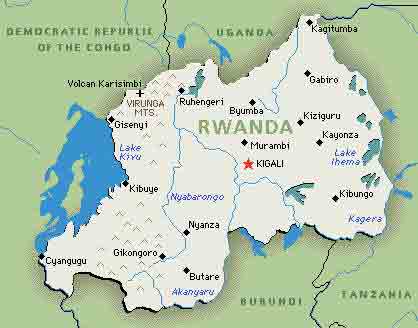 rwanda cartes