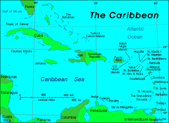 Saint Barthelemy Carte Et Image Satellite Caribbean Carte Saint Barthelemy