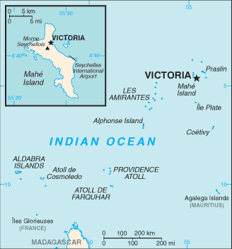 Seychelles Cartes