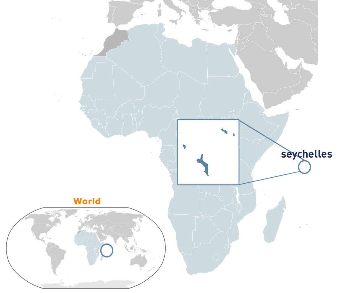 Ou est Seychelles dans le Monde