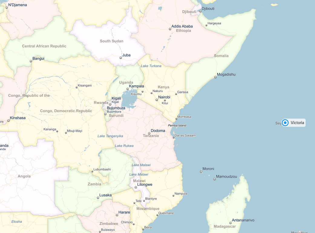 victoria seychelles plan afrique